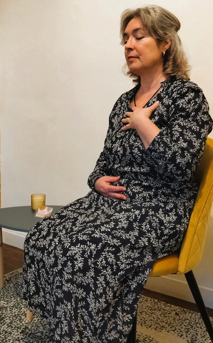 Respiration consciente pendant une séance de sophrologie